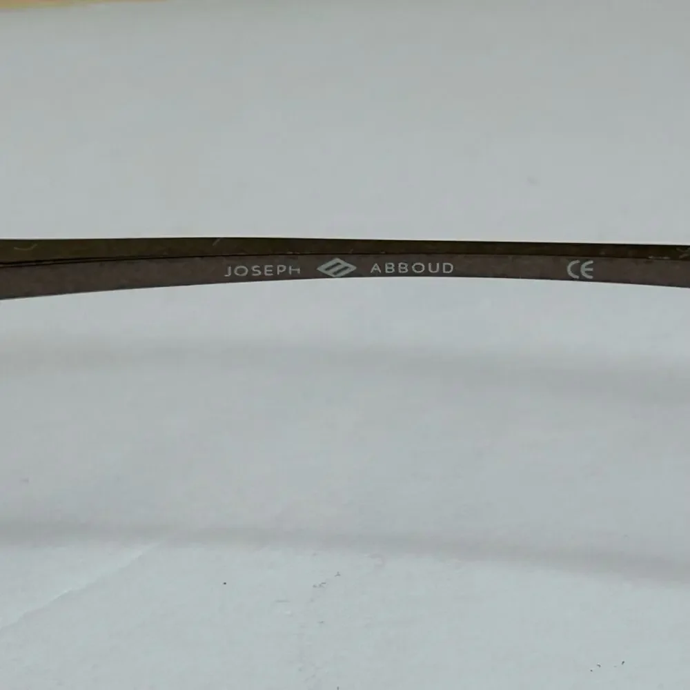 Joseph Abboud Eyeglasses Matte Gun Frames 145 Flex Hinges Women Full Rim